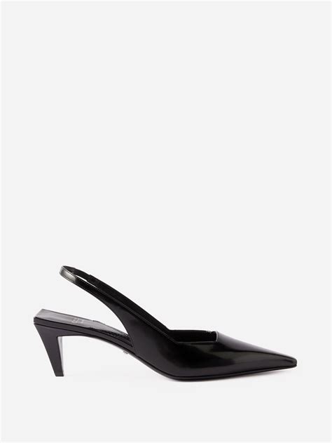 gucci mallory heels|Gucci Mallory 55MM Leather Slingback Pumps .